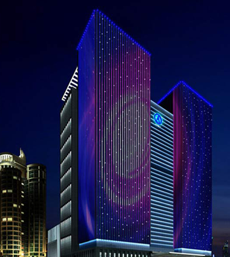 LED點光源樓體亮化怎樣設計才能讓人過目不忘？