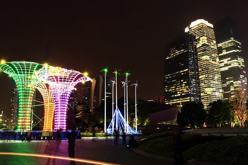 華宇星LED全彩點光源帶給您來全新的視覺美感!